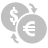 Conversion of Currency Silver Icon